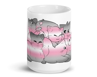 Demigirl Cats Mug - Pride Mug