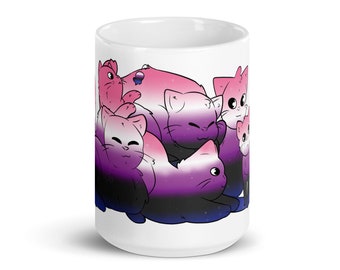 Genderfluid Cats Mug - Pride Mug