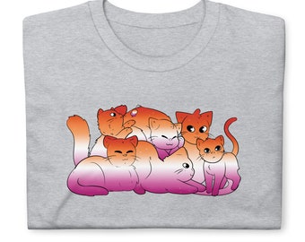 Lesbian Cats T-Shirt - Lesbian Cats Shirt - Pride Shirt - Pride T-Shirt