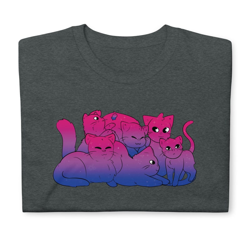 Bisexual Cat T-Shirt - Bisexual Cat Shirt - Pride T-Shirt - Pride Shirt