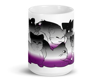 Asexual Cats Mug - Pride Mug