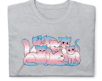 Transgender Cats T-Shirt - Transgender Cats Shirt - Pride T-Shirt - Pride Shirt