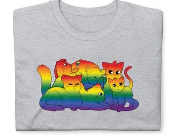 Pride Cats T-Shirt - Pride Cats Shirt - Rainbow Cats Shirt - Rainbow Cats T-Shirt