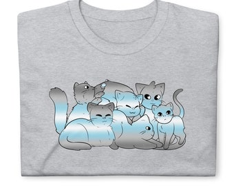 Demiboy Cat T-Shirt - Demiboy Cat Shirt - Pride T-Shirt - Pride Shirt