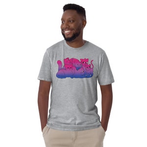 Bisexual Cat T-Shirt - Bisexual Cat Shirt - Pride T-Shirt - Pride Shirt