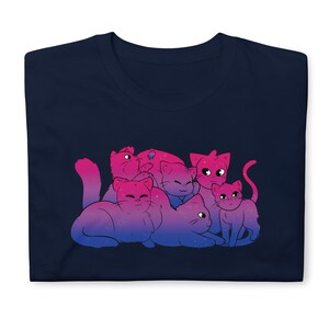 Bisexual Cat T-Shirt - Bisexual Cat Shirt - Pride T-Shirt - Pride Shirt