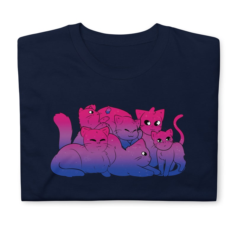 Bisexual Cat T-Shirt - Bisexual Cat Shirt - Pride T-Shirt - Pride Shirt