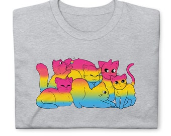 Pansexual Cats T-Shirt - Pansexual Cats Shirt - Pride T-Shirt - Pride Shirt