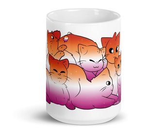 Lesbian Cats Mug - Pride Mug