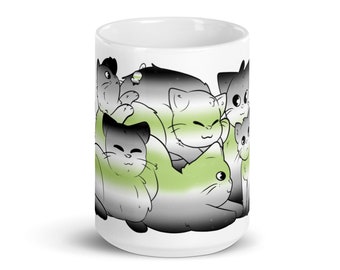 Agender Cats Mug - Pride Mug