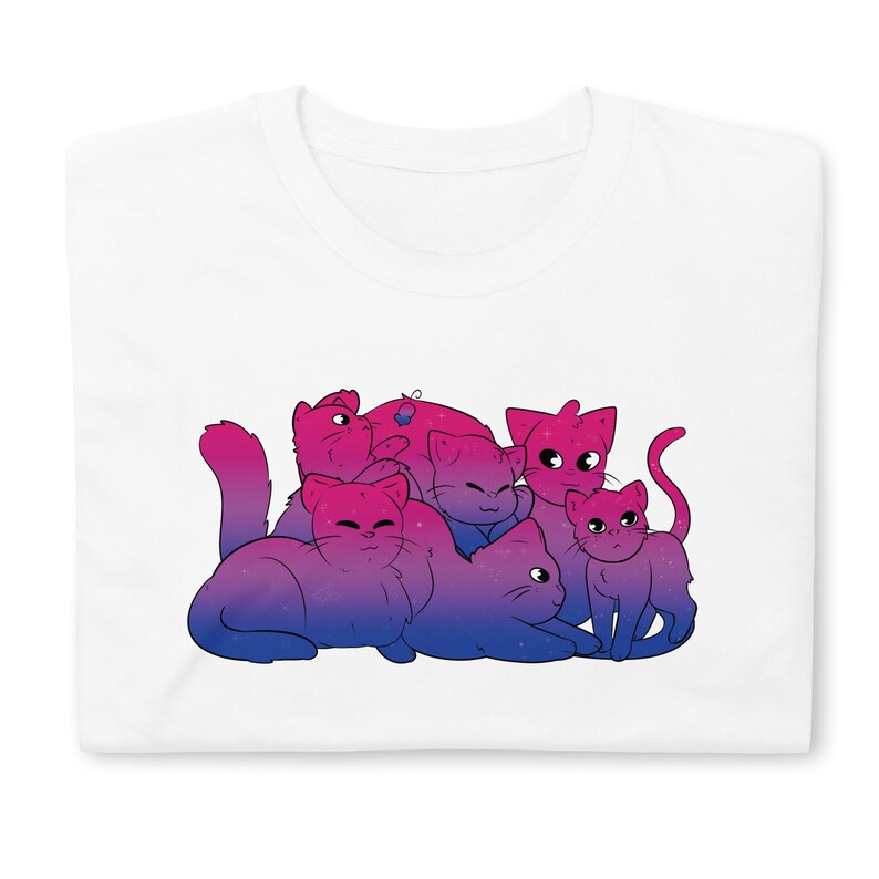 Bisexual Cat T-Shirt - Bisexual Cat Shirt - Pride T-Shirt - Pride Shirt