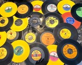 6-7 inch Vinyl Records for Crafting and Upcycling - Random Lot of 20