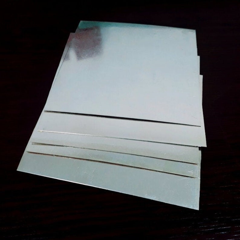 925k Sterling silver Sheet metal silver Blanks Rectangle Etsy