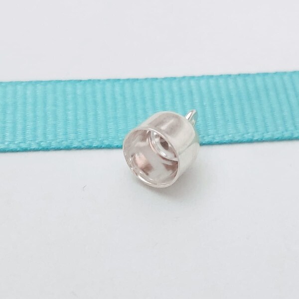 Leather Cord End Cap Etsy