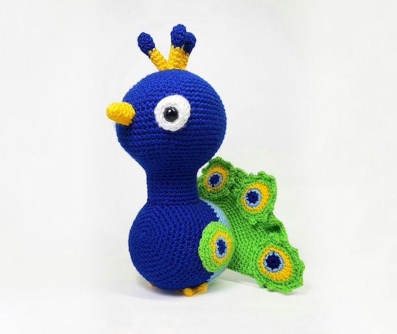 peacock soft toy