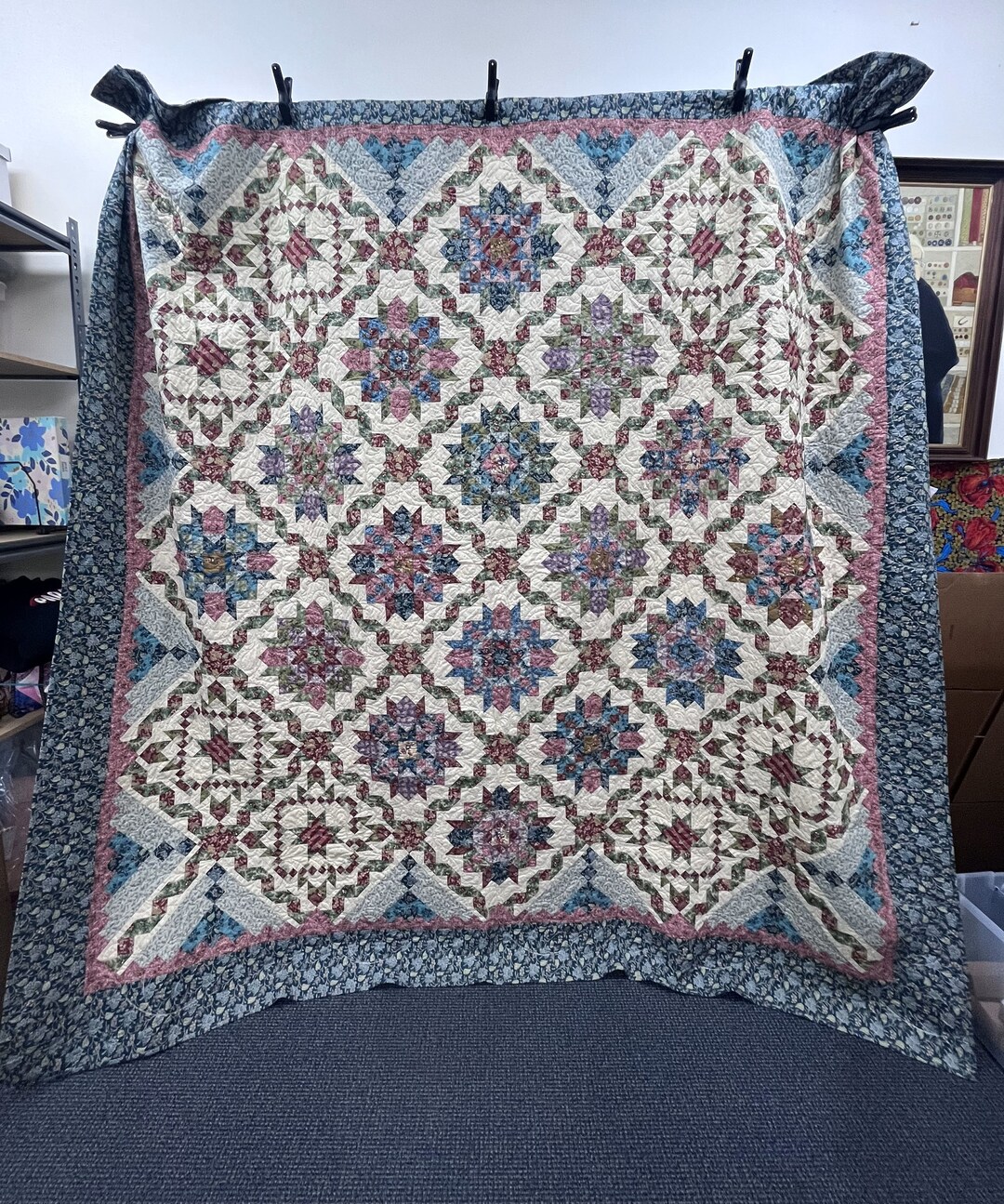 Handmade a Ribbon Runs Through It Quilt Etsy