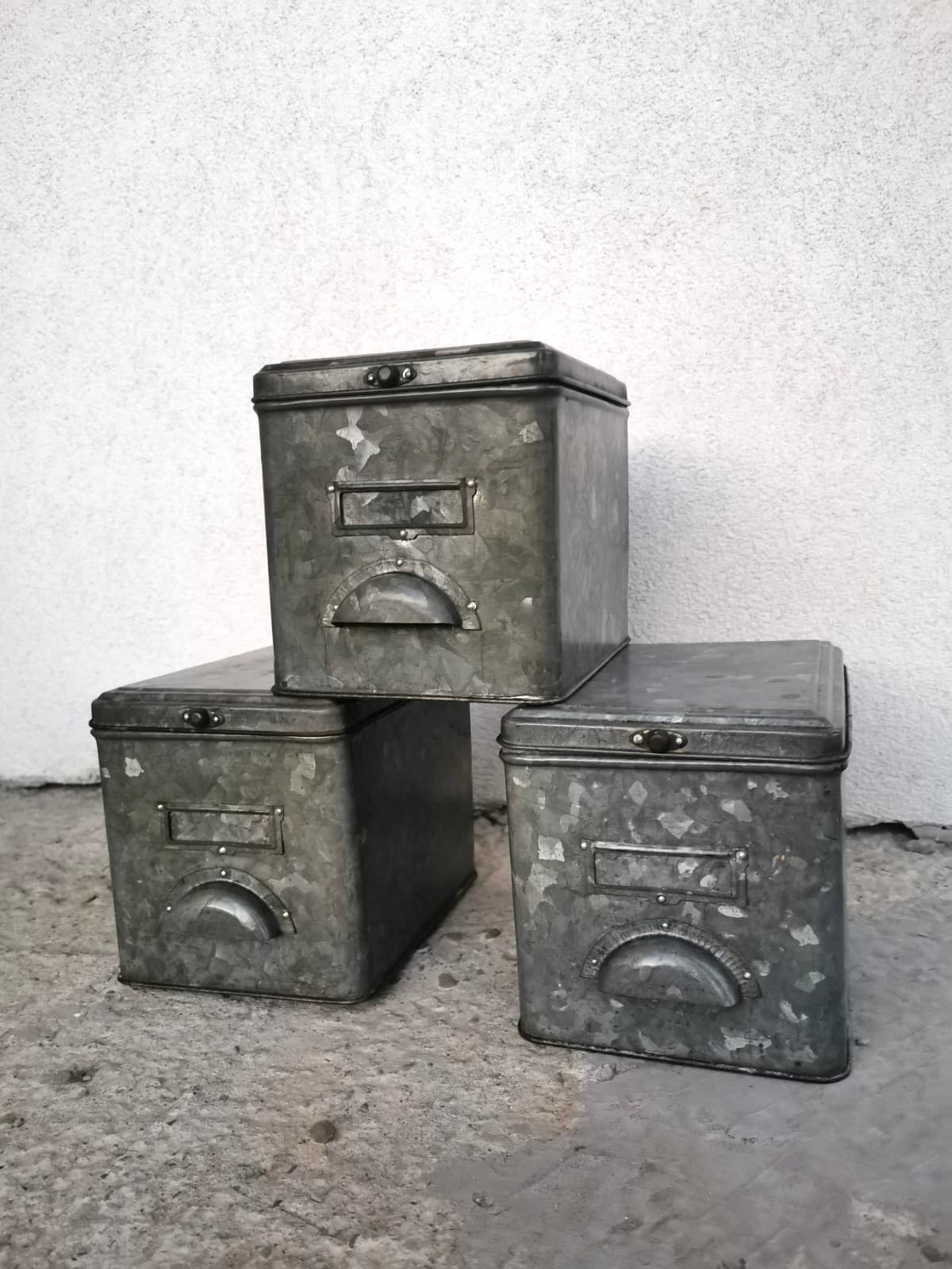 Tin Storage Containers From 1950s Etsy UK