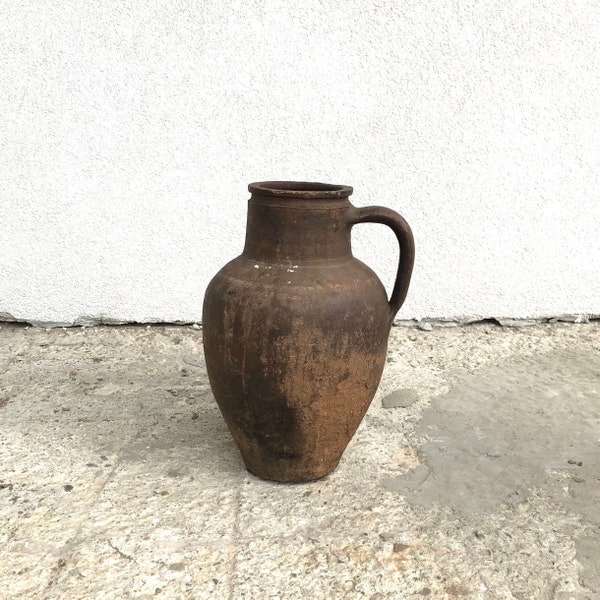 Antique clay vase