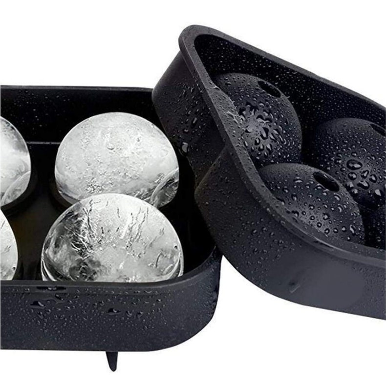 3D Ice Ball Maker Mold Round Ice Ball Spheres Mold 4 x 1.78 Etsy