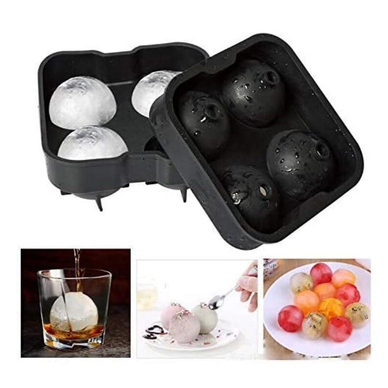 3D Ice Ball Maker Mold Round Ice Ball Spheres Mold 4 x 1.78 Etsy