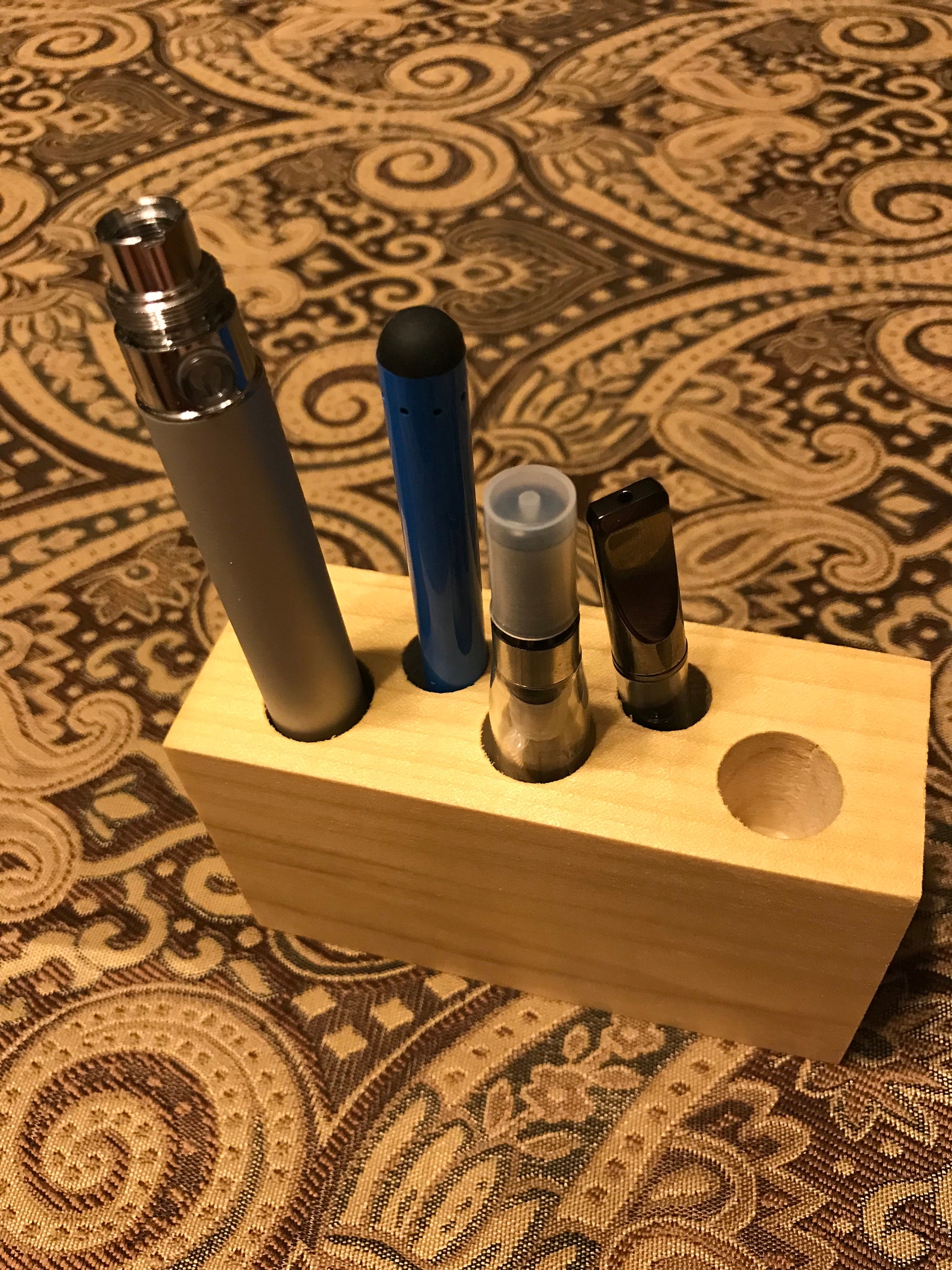 Custom Natural Poplar Wooden Pen Holder Vape & ECig Pen Etsy