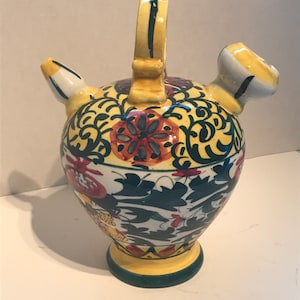 Spanish Botijo hand painted jug
