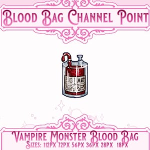 Blood Drop Twitch Channel Points Icon | Channel Points | Twitch Emotes | Stream Emotes | Channel Point Redeem | Stream Rewards