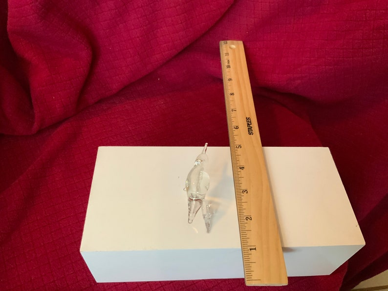 Glass Sand Piper beak straight