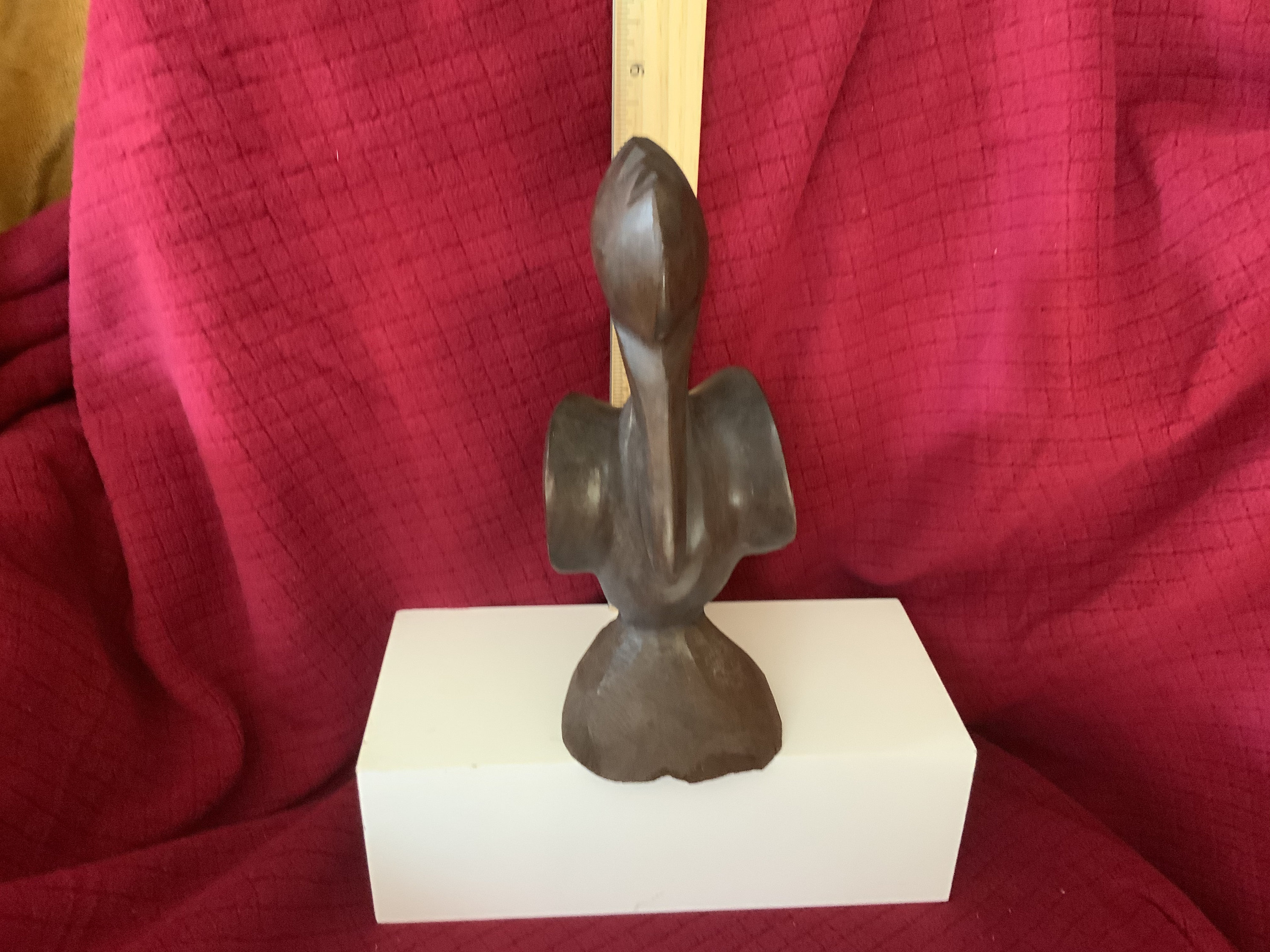 Pelican Sculpture Carved Wood Large Etsy