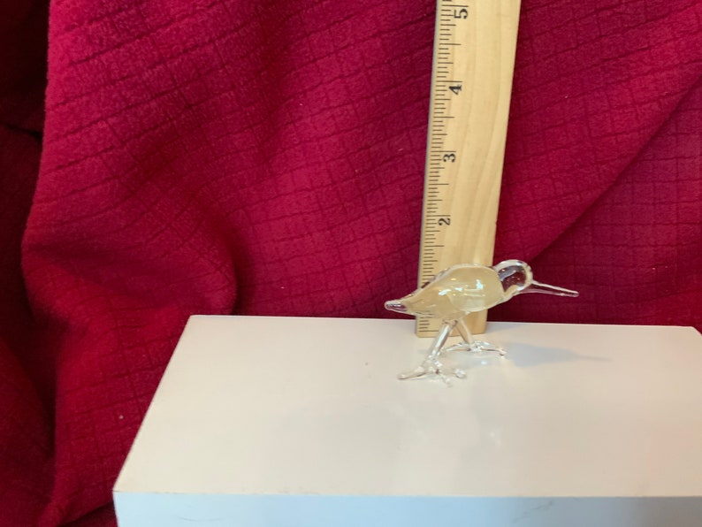Glass Sand Piper beak straight