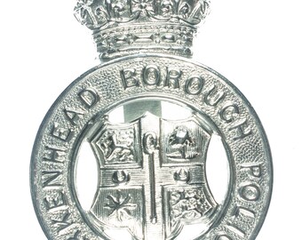 British Police Badge: Birkenhead Borough Police Cap Badge