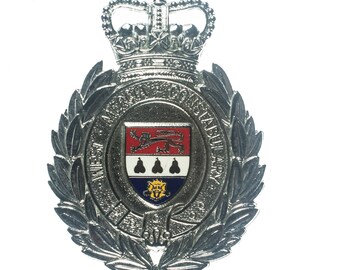 British Police Badge: West Mercia Police Helmet Plate