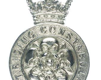 British Police Badge: West Riding Constabulary Cap Badge