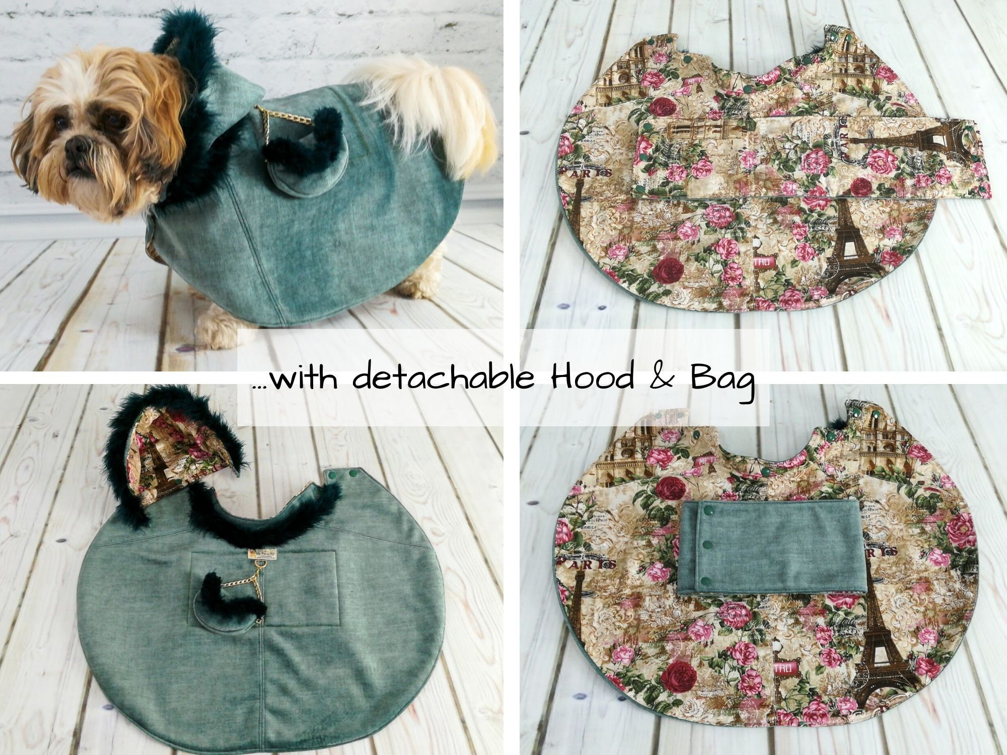 Beautiful Dog Raincoat PDF Sewing Dog Coat Patterns Size Etsy