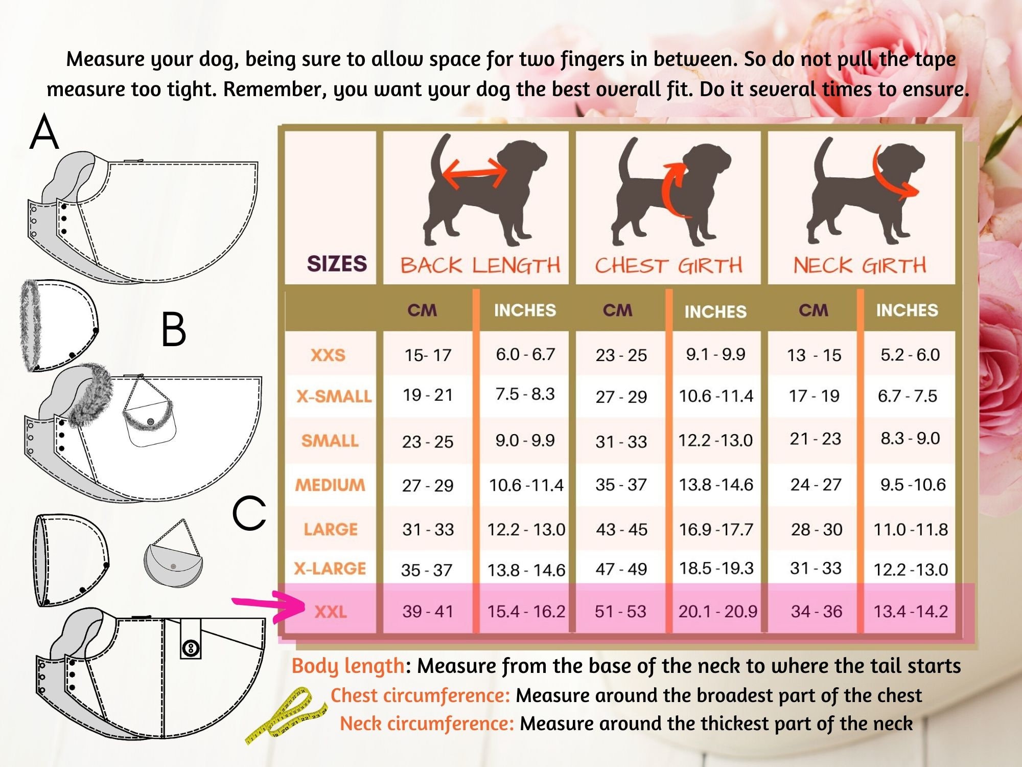 Dog Winter Coat Pdf Sewing Patterns Size XXLARGE Dog Etsy