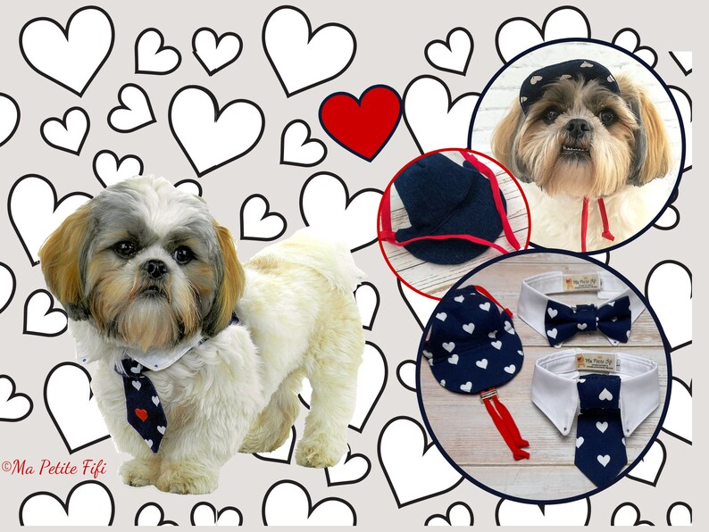 Dog Bowtie Collar Pdf Sewing Patterns Dog Hat Pattern Dog Etsy