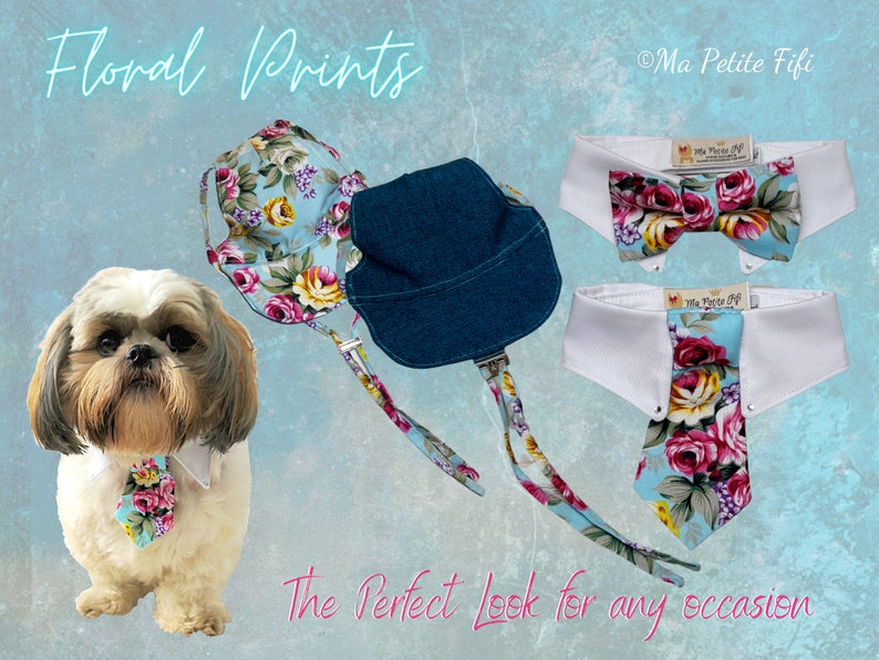 Dog Bowtie Collar Pdf Sewing Patterns Dog Hat Pattern Dog Etsy