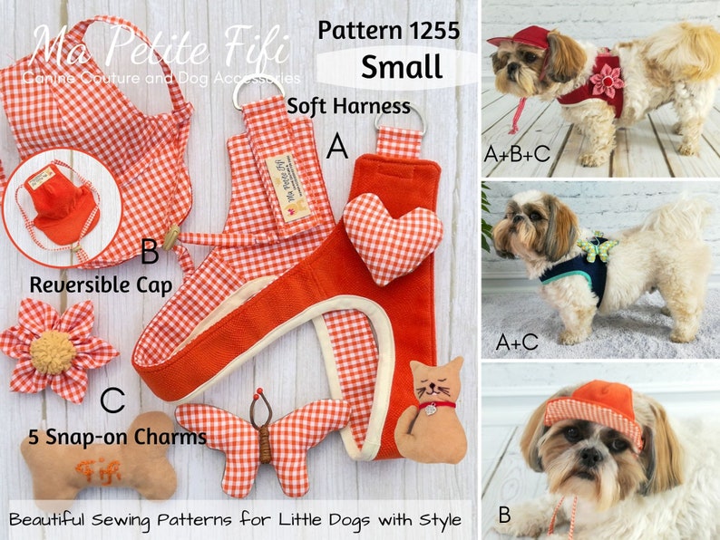 Comfy Stepin Dog Harness Pattern Pdf Sewing Pattern Size Etsy