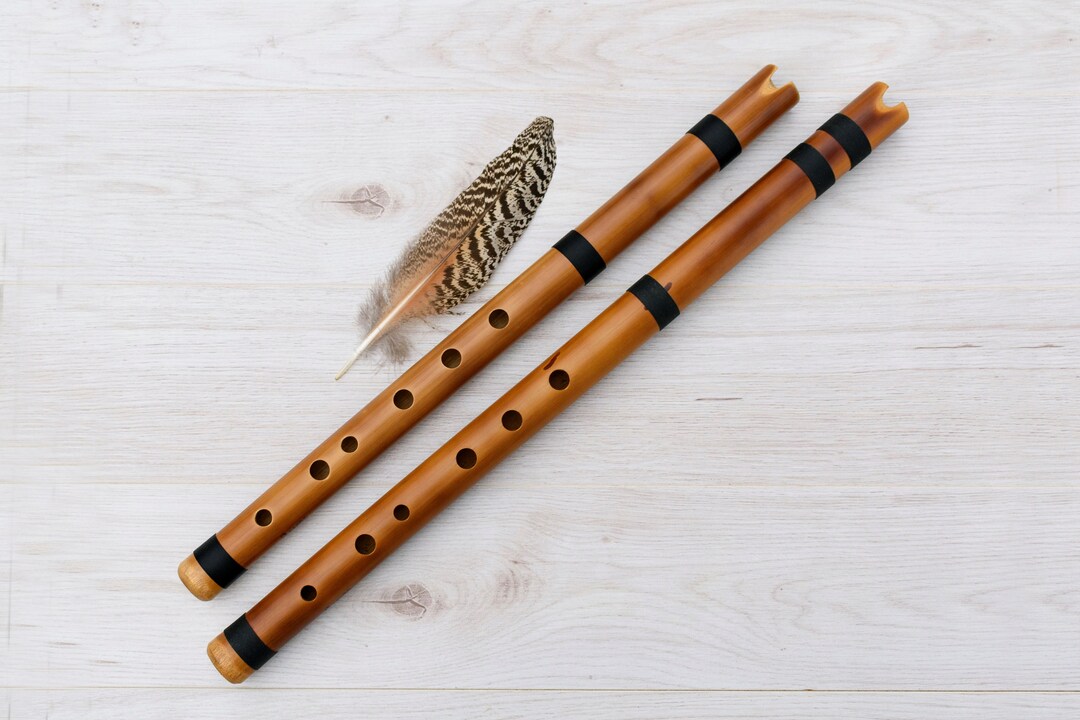 Kit of Flutes Bamboo Quenacho Key in D & C With Case Etsy