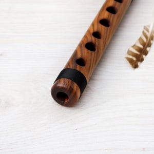Quenilla Flute Professional handmade in Jacaranda Wood key in D (Re).