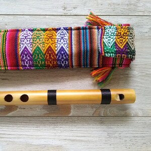 Bamboo Flute Pinkullo Key in C With Case - Etsy