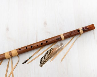 Native Flute American Style ~ Key in D (Re) ~ Aguano Masha Wood
