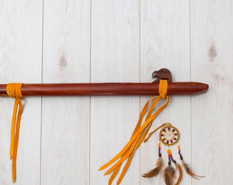 Native Flute American Style ~ Key in F ~ Blood Stick Wood