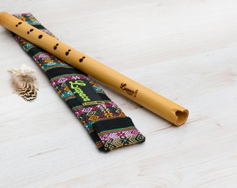 Bamboo Flute ~ Chromatic Quenacho ~ key in D (Re)