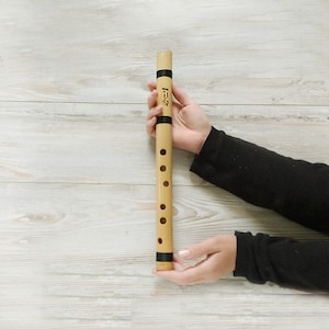 Flauta Quena de Bambu ~ Profissional e Ergonômica ~ Chave em Sol