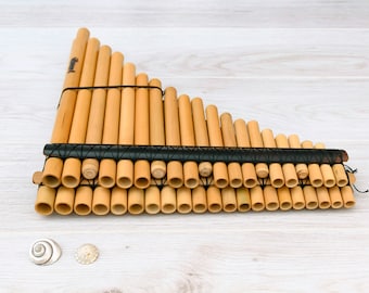 Flute Chromatic PanPipe ~ Piano Positions ~ Professional Zampoña ~