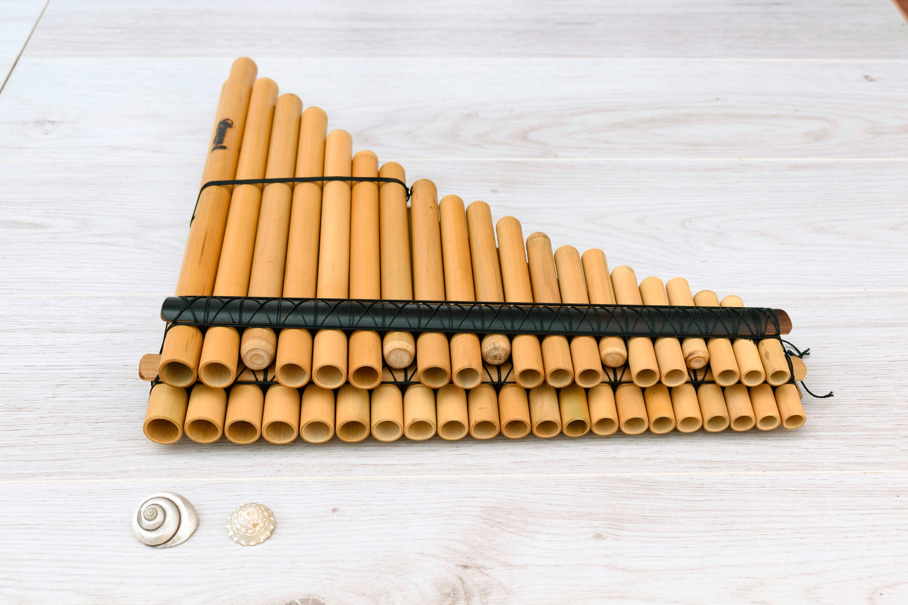 Flute Chromatic Panpipe ~ Piano Positions ~ Professional Zampoña