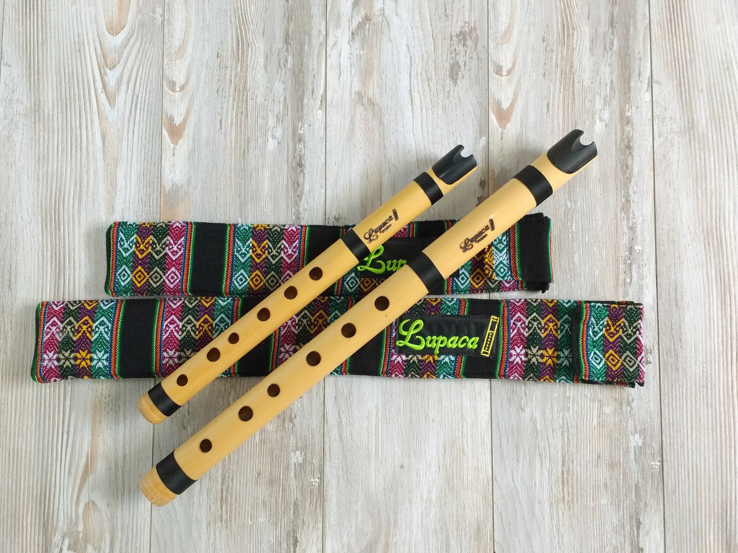 Kit of two Professional Quena Flutes with Mouthpiece from Etsy