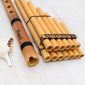 Kit of Flutes Quena & Zampoña Malta ~ for Beginners ~