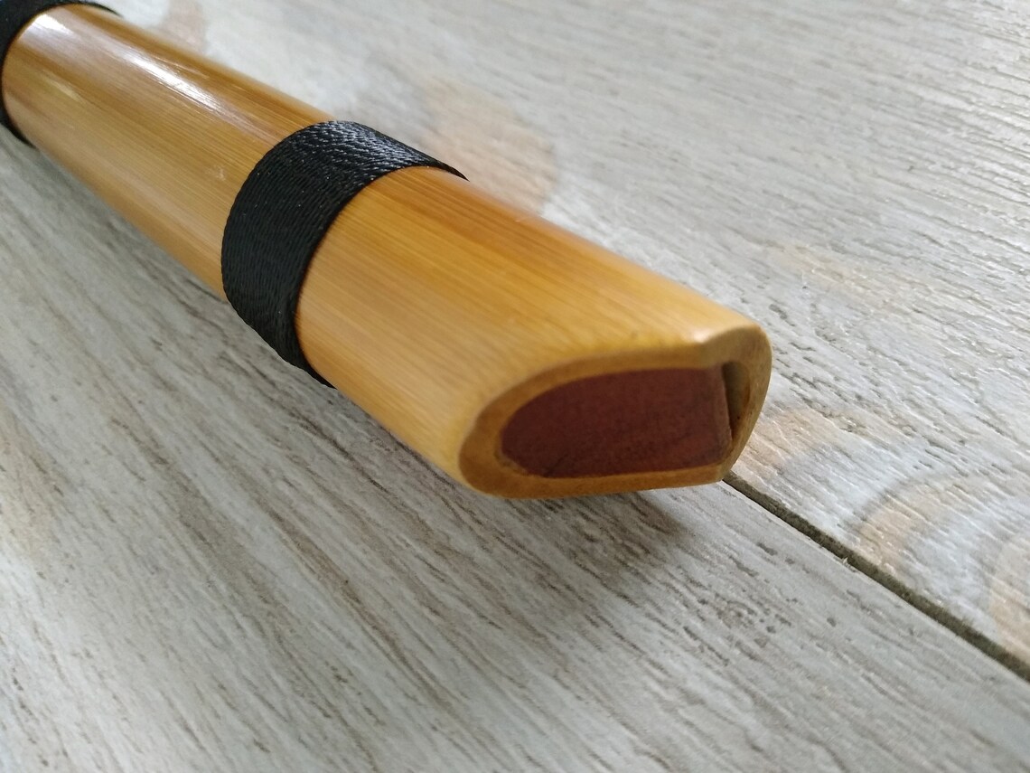 Bamboo Flute PinKullo Key in C with case Etsy